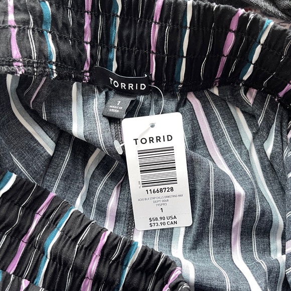 NWT Striped Maxi Skirt (1X) - Picture 10 of 11